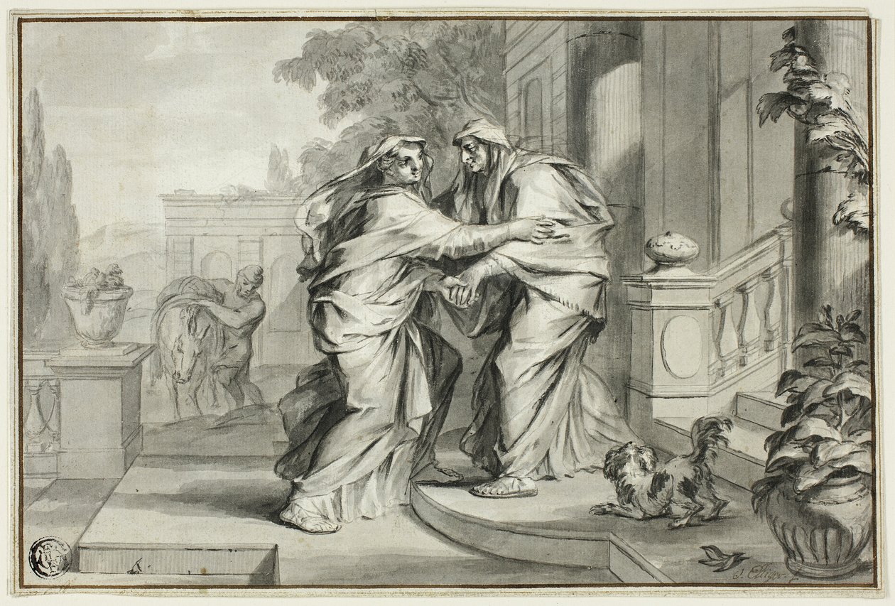 De Visitatie door Ottmar Elliger the Younger