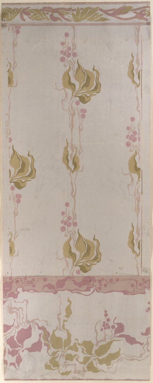 Virginia Creeper behangontwerp door Otto Eckmann