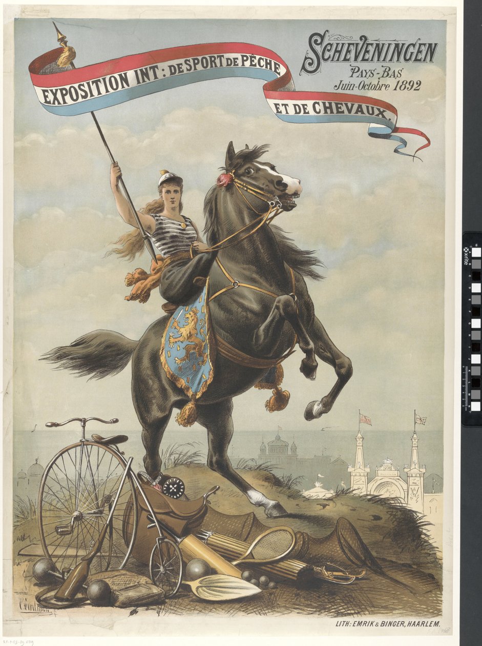 Expositie Internationaal: de Sport de Visserij en de Paarden / Scheveningen Nederland Juni-Oktober 1892 door Otto Eerelman