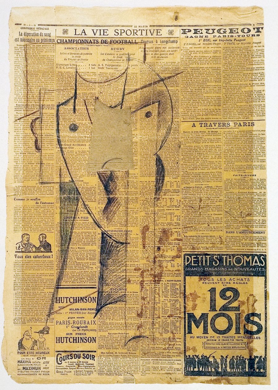 Hoofd, 1913-1914 door Otto Gutfreund