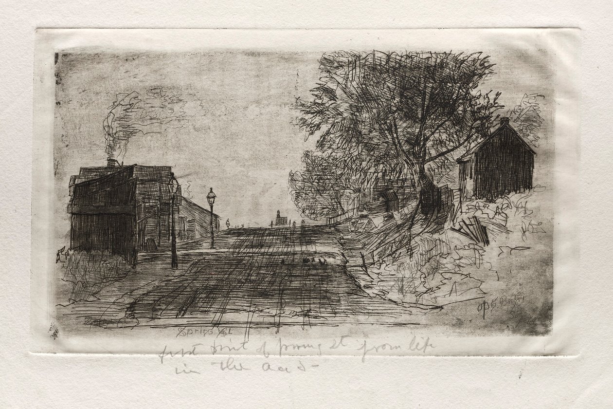 Spring Street, 1878 door Otto H. Bacher