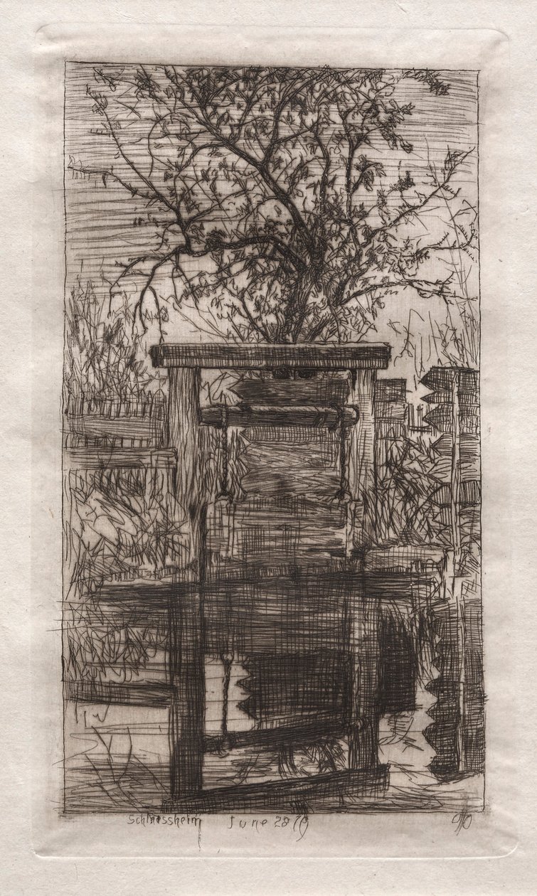 Het Slot, Schleissheim, 1879 door Otto H. Bacher