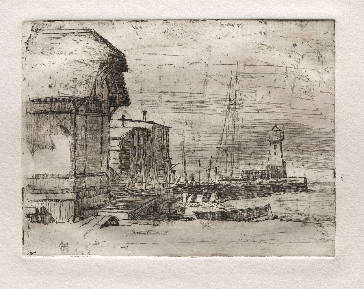 West Pier, 1878 door Otto H. Bacher