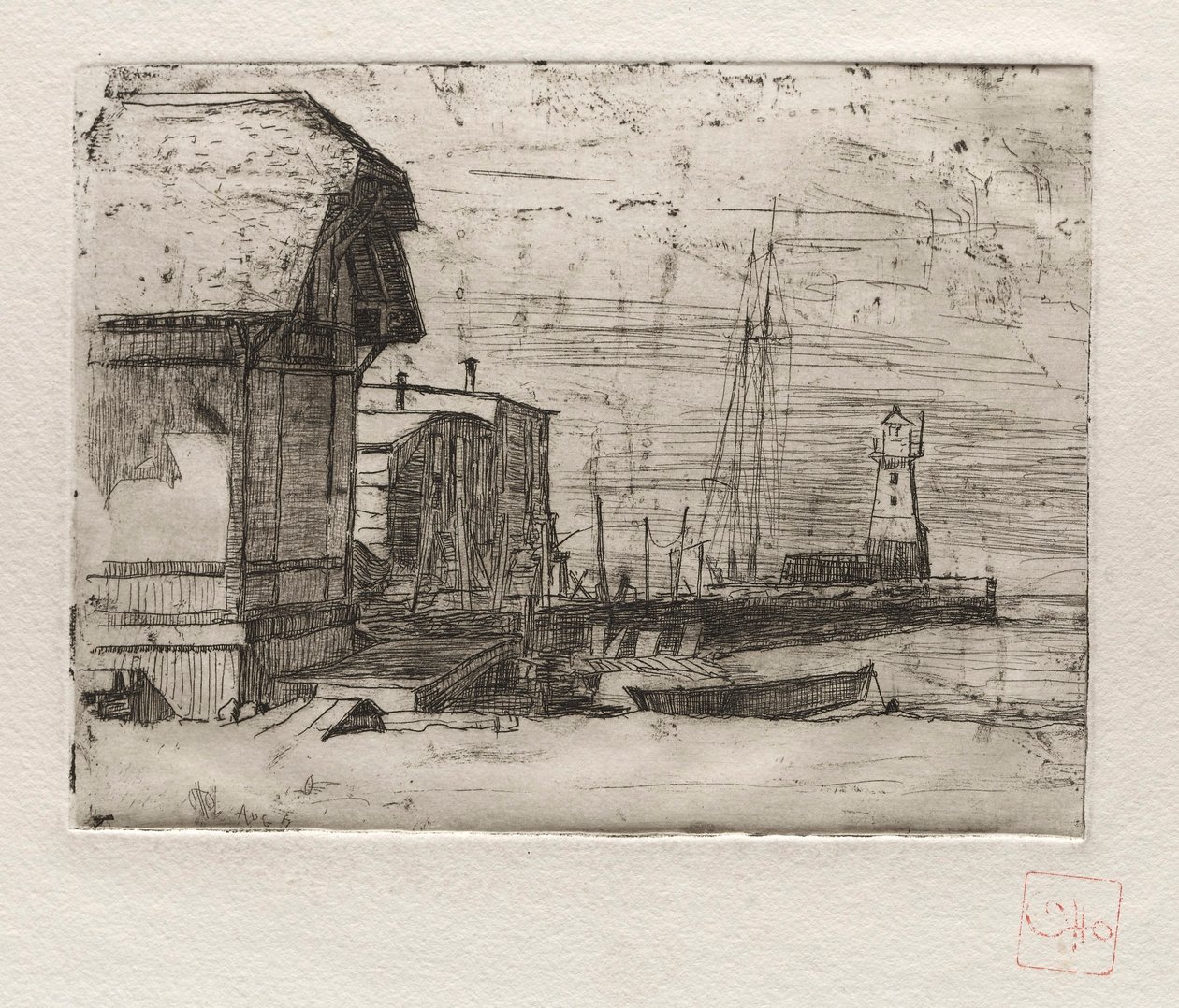 West Pier, 1878 door Otto H. Bacher
