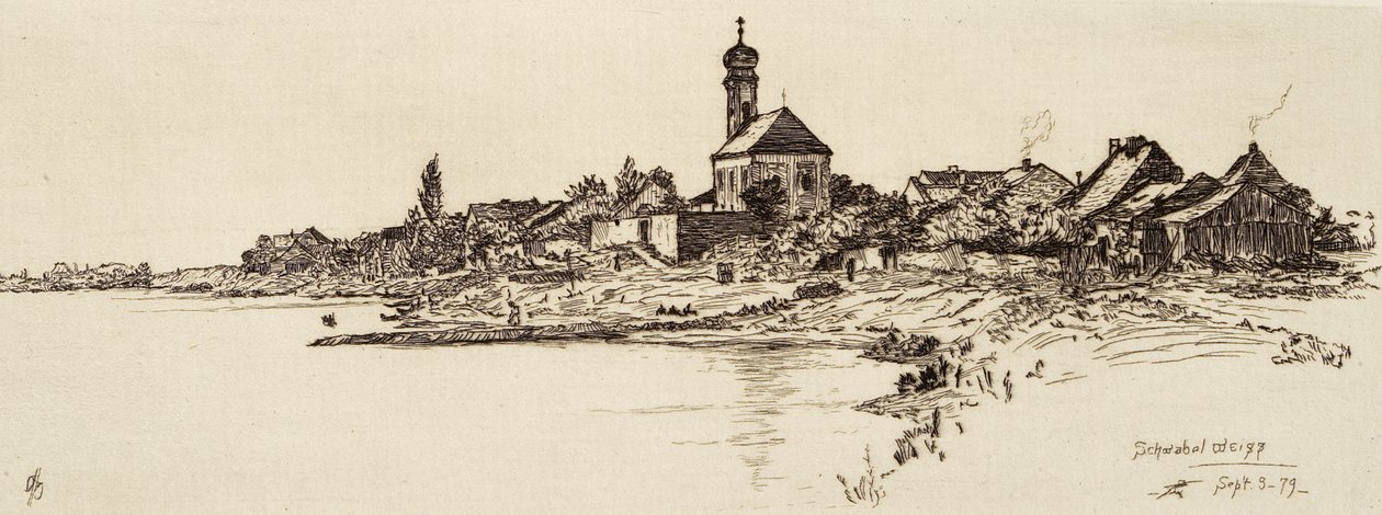 Schwabelweiss door Otto Henry Bacher