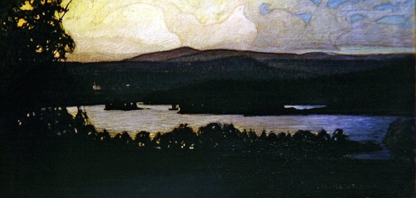 Noorderlicht in de archipel door Otto Hesselbom