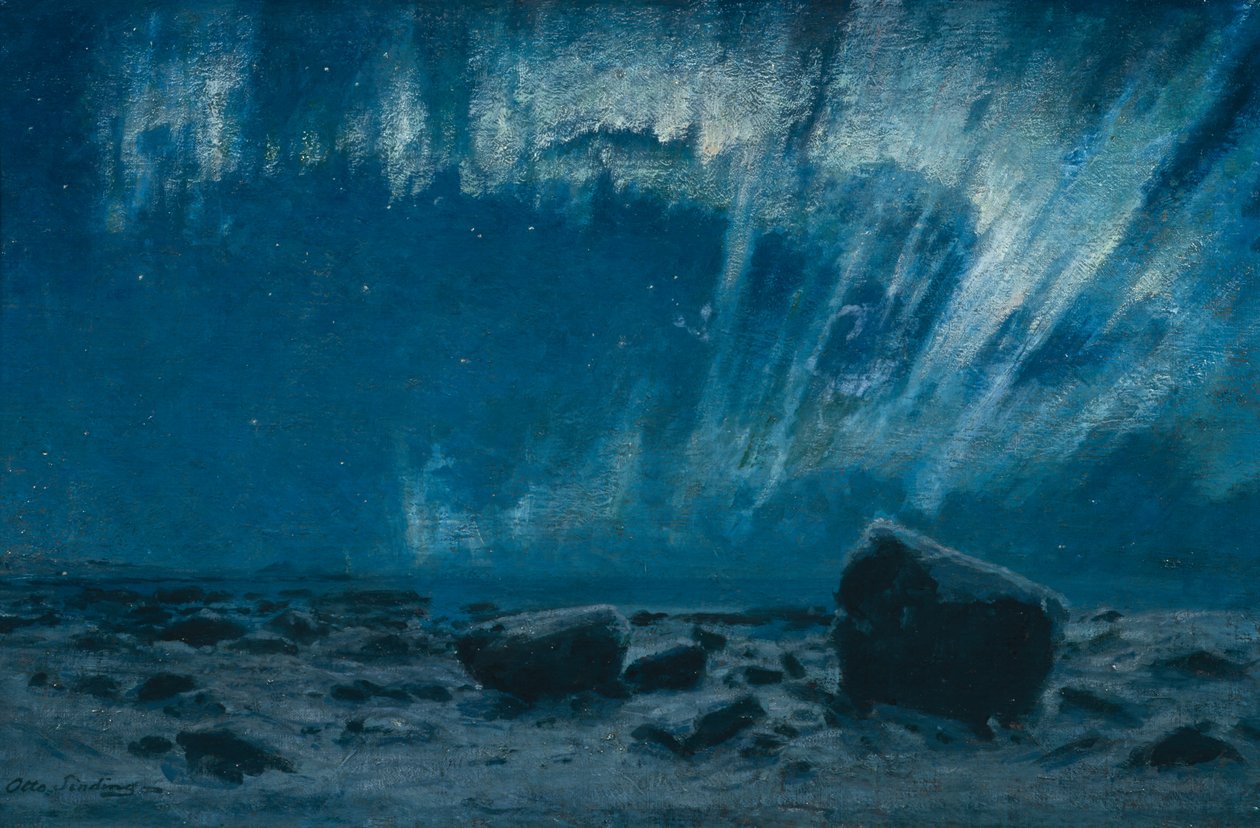 Noorderlicht door Otto Ludvig Sinding