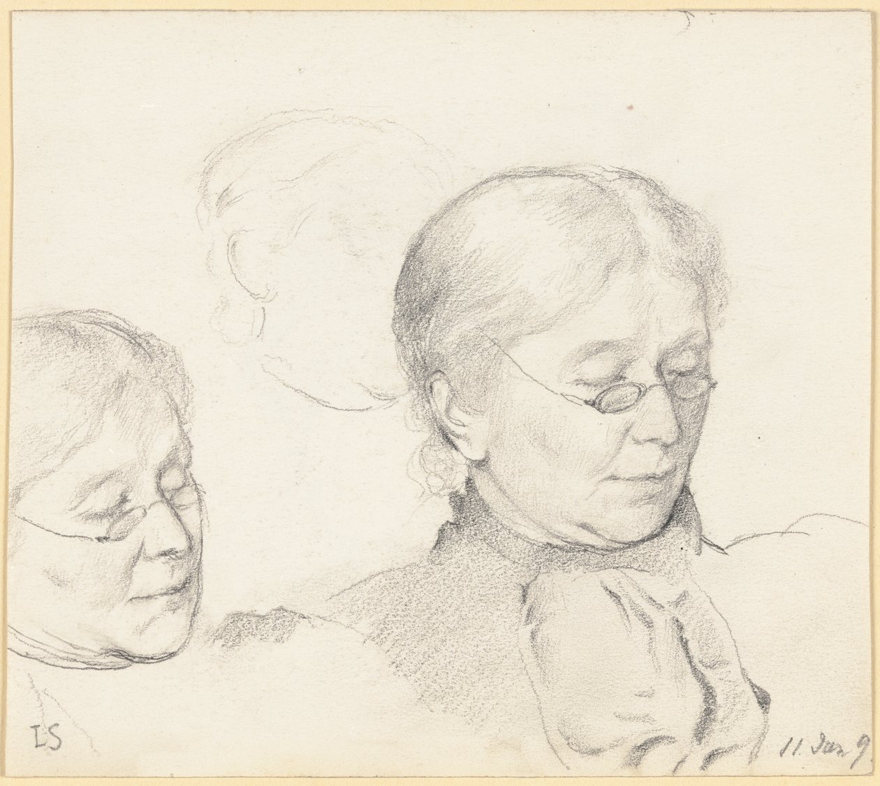 Luise Scholderer door Otto Scholderer