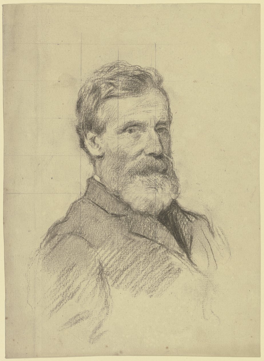 Portret van Dr. George Bird (?) door Otto Scholderer