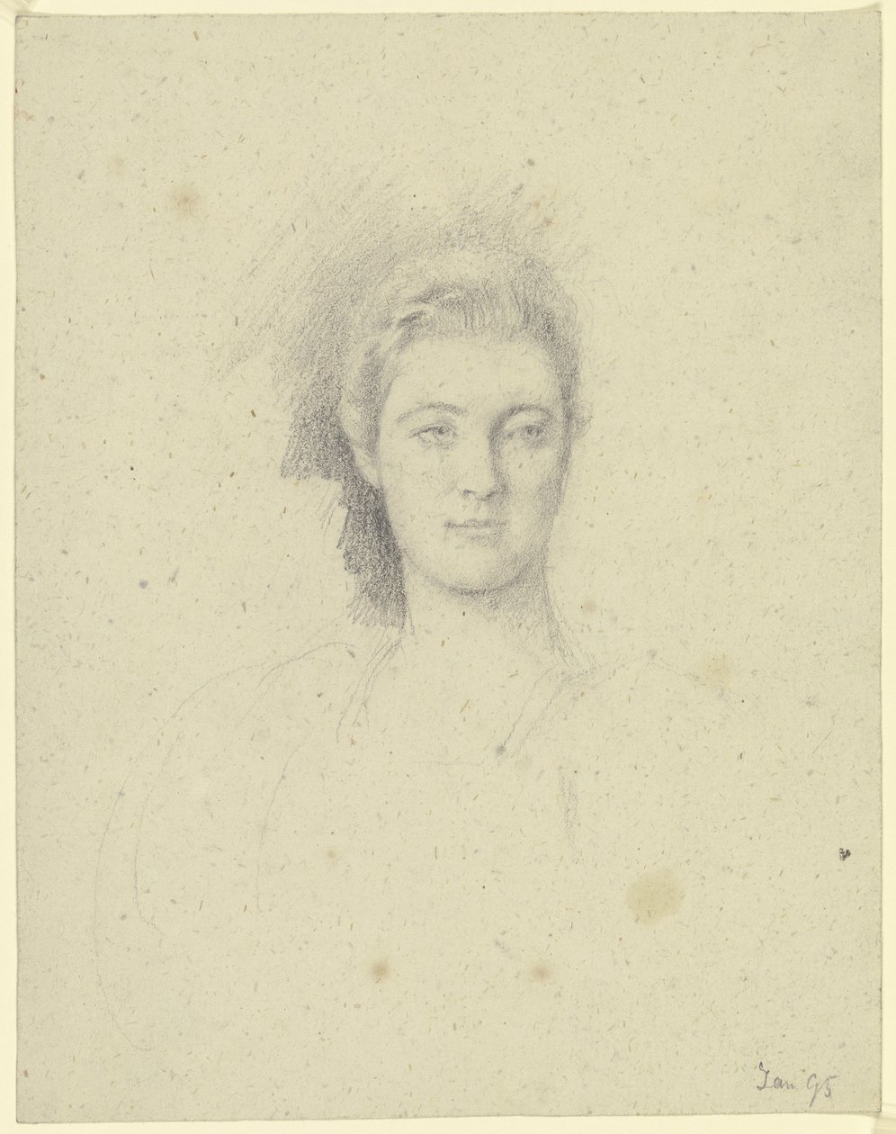 Portret van juffrouw Martin door Otto Scholderer