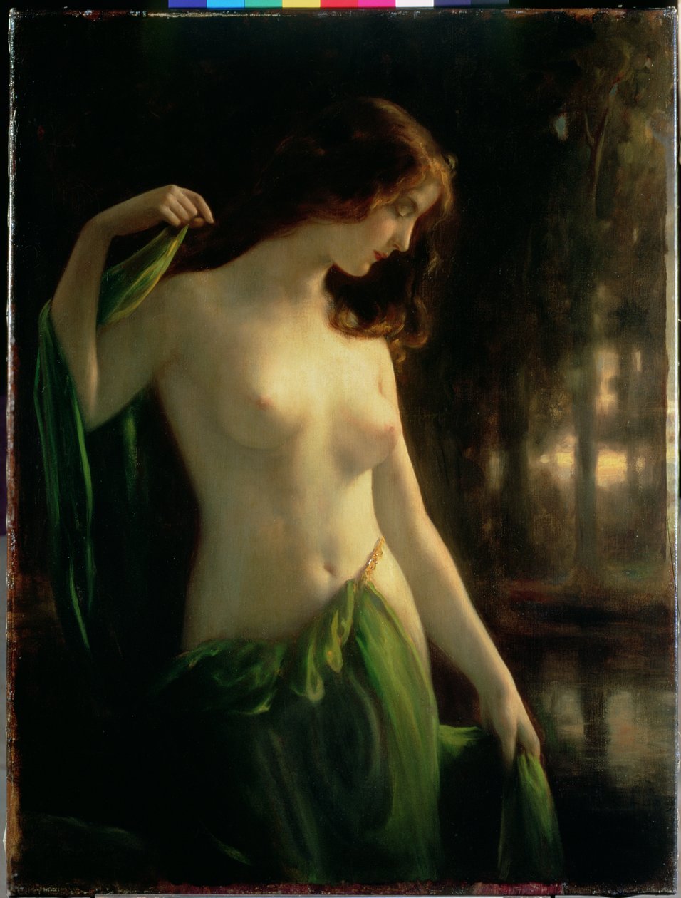 Waternimf door Otto Theodor Gustav Lingner