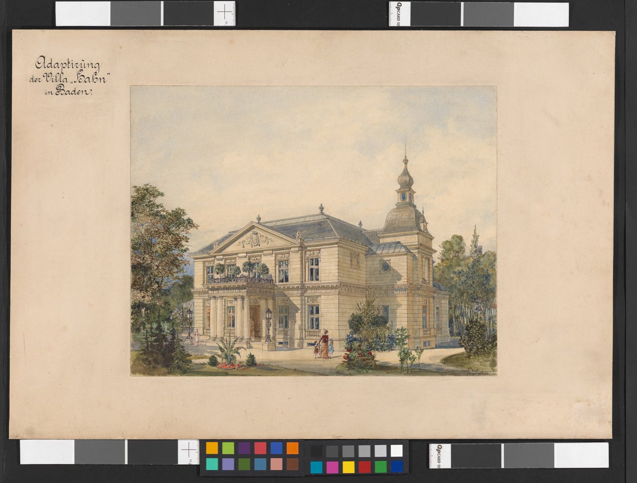 Verbouwing van villa "Hahn" in Baden door Otto Wagner