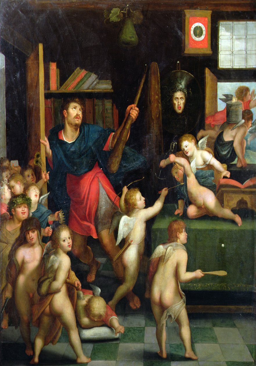 Een Allegorie van de Keuze van Hercules door Otto van (circle of) Veen