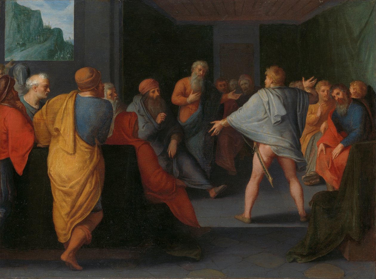 De conferentie van de Galliërs in Reims door Otto van Veen