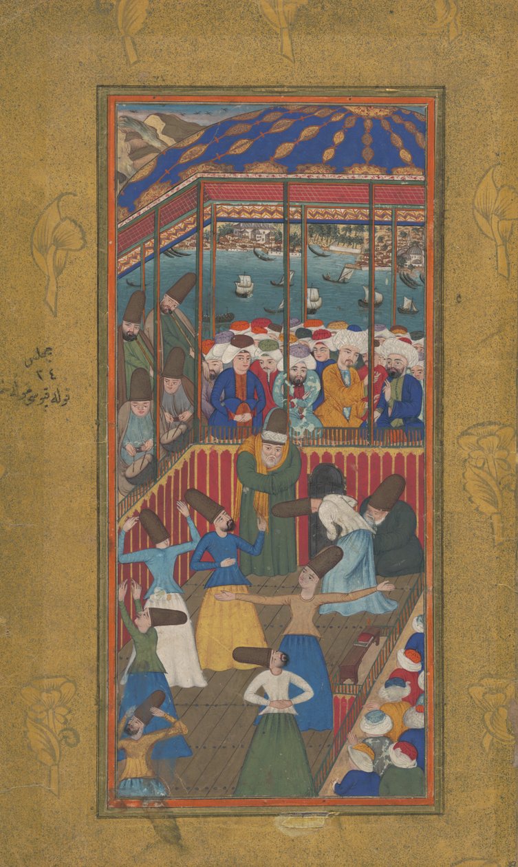 Dansende Derwisjen door Ottoman School