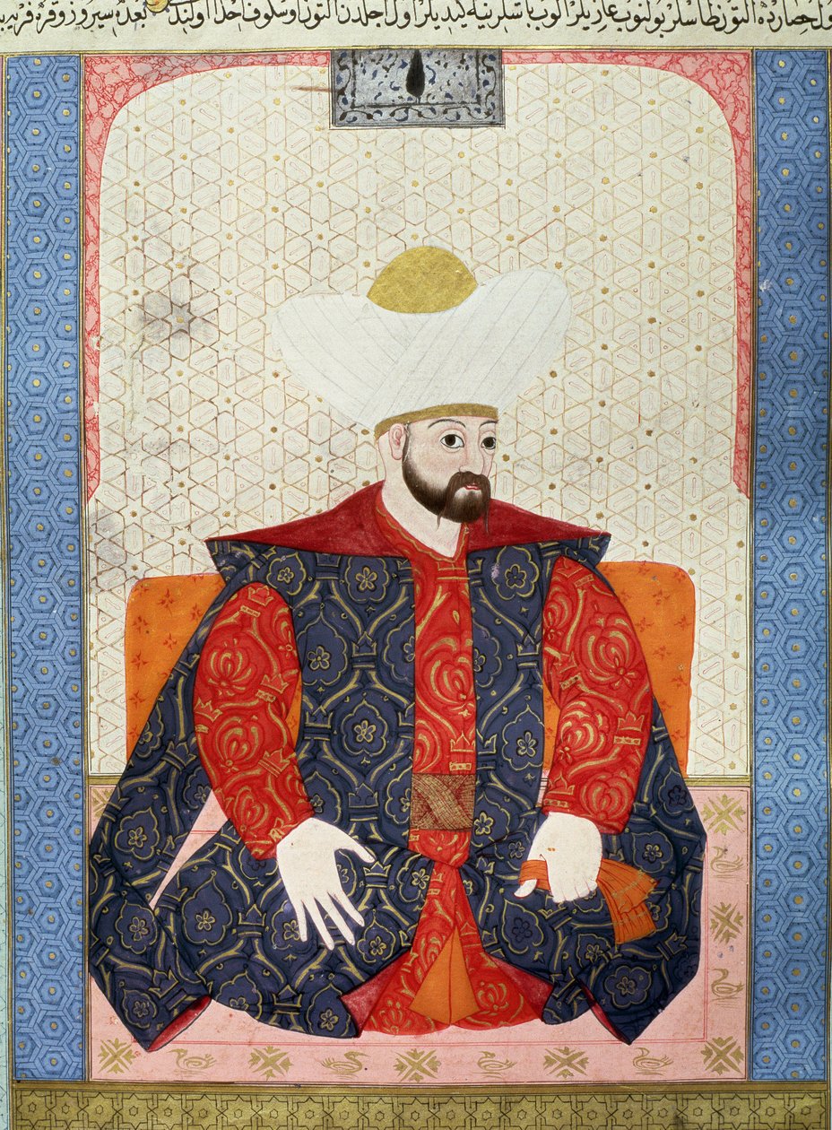 Portret van Ottomaanse sultan Murad I (1326-1389) door Ottoman School