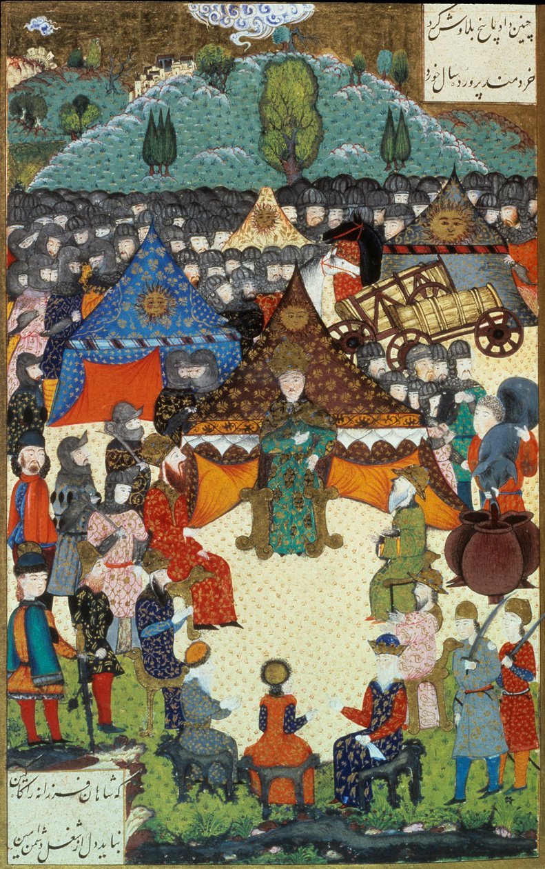 Ottomaanse Rijk: voorstelling van Sultan Soliman I, de prachtlievende door Ottoman School