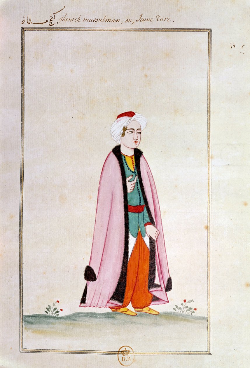 Ottomaanse kunst: een jonge Turk door Ottoman School