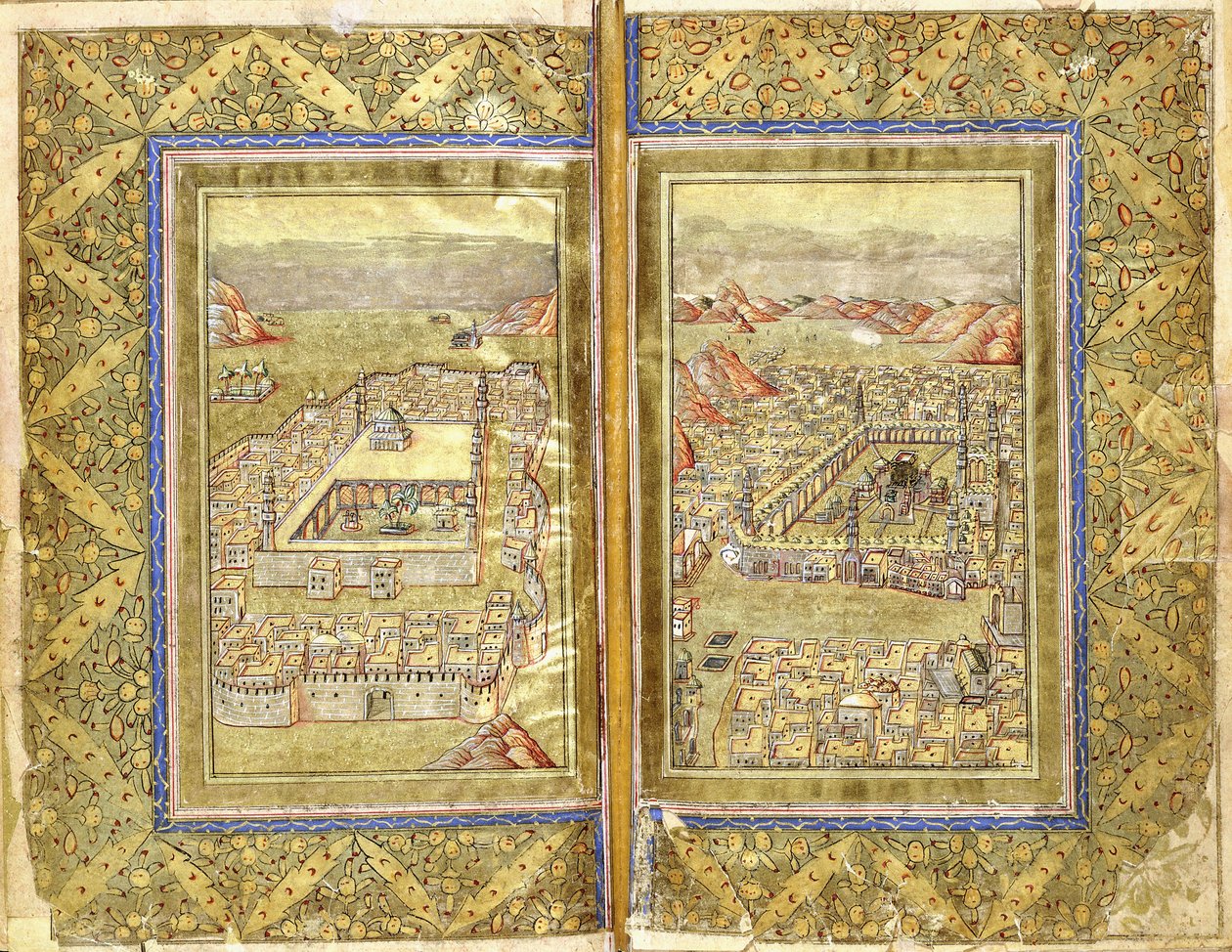Gezichten op Mekka en Medina, c.1794-5 door Ottoman School