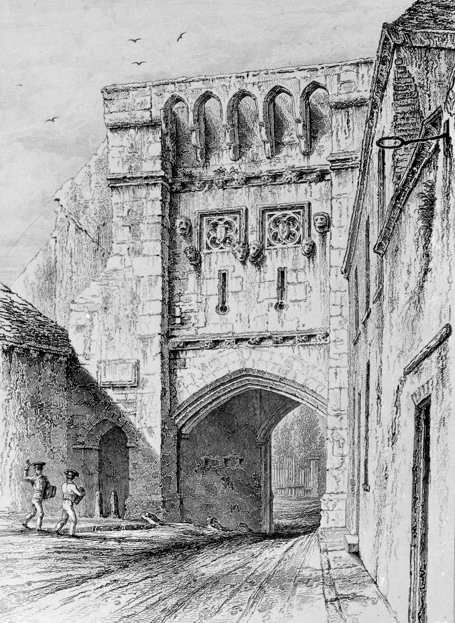 West Gate Winchester, ca. 1830 door Owen Brown Carter