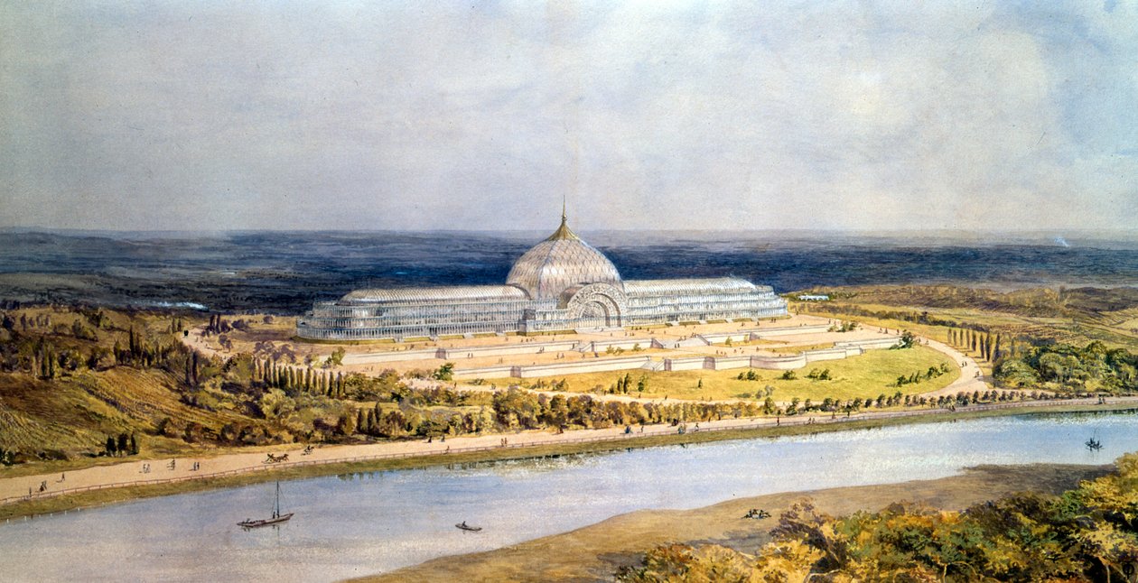 Ontwerp voor de Industriële Tentoonstelling, Wenen, 1873, ca. 1830-1873 door Owen Jones