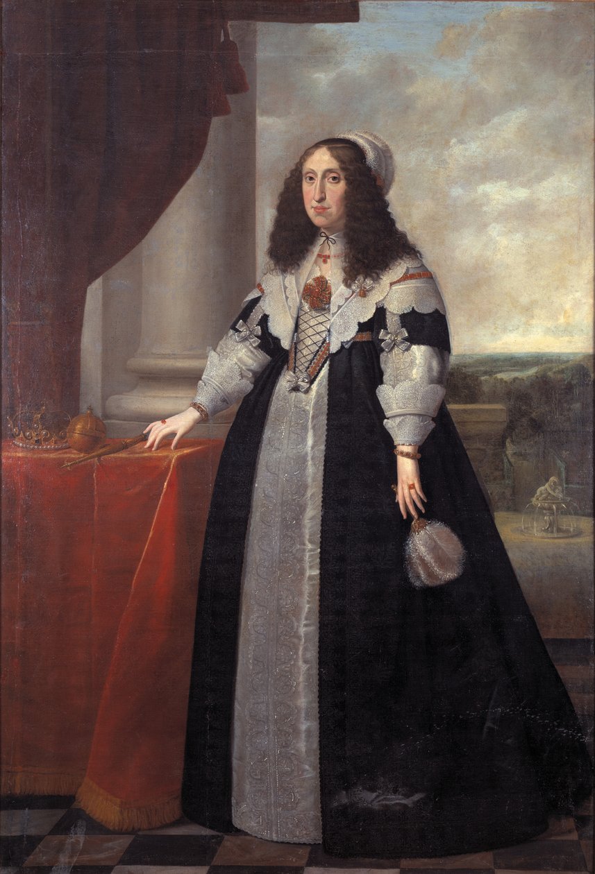 Cecilia Renata van Oostenrijk, koningin van Polen, 1643 door P. Danckerts