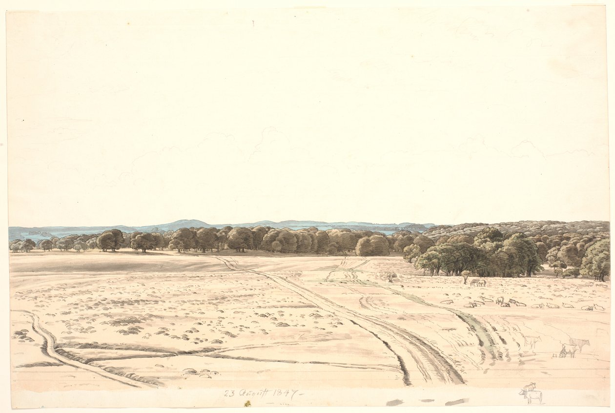 Vanuit de Eremitagesletten door P.C. Skovgaard