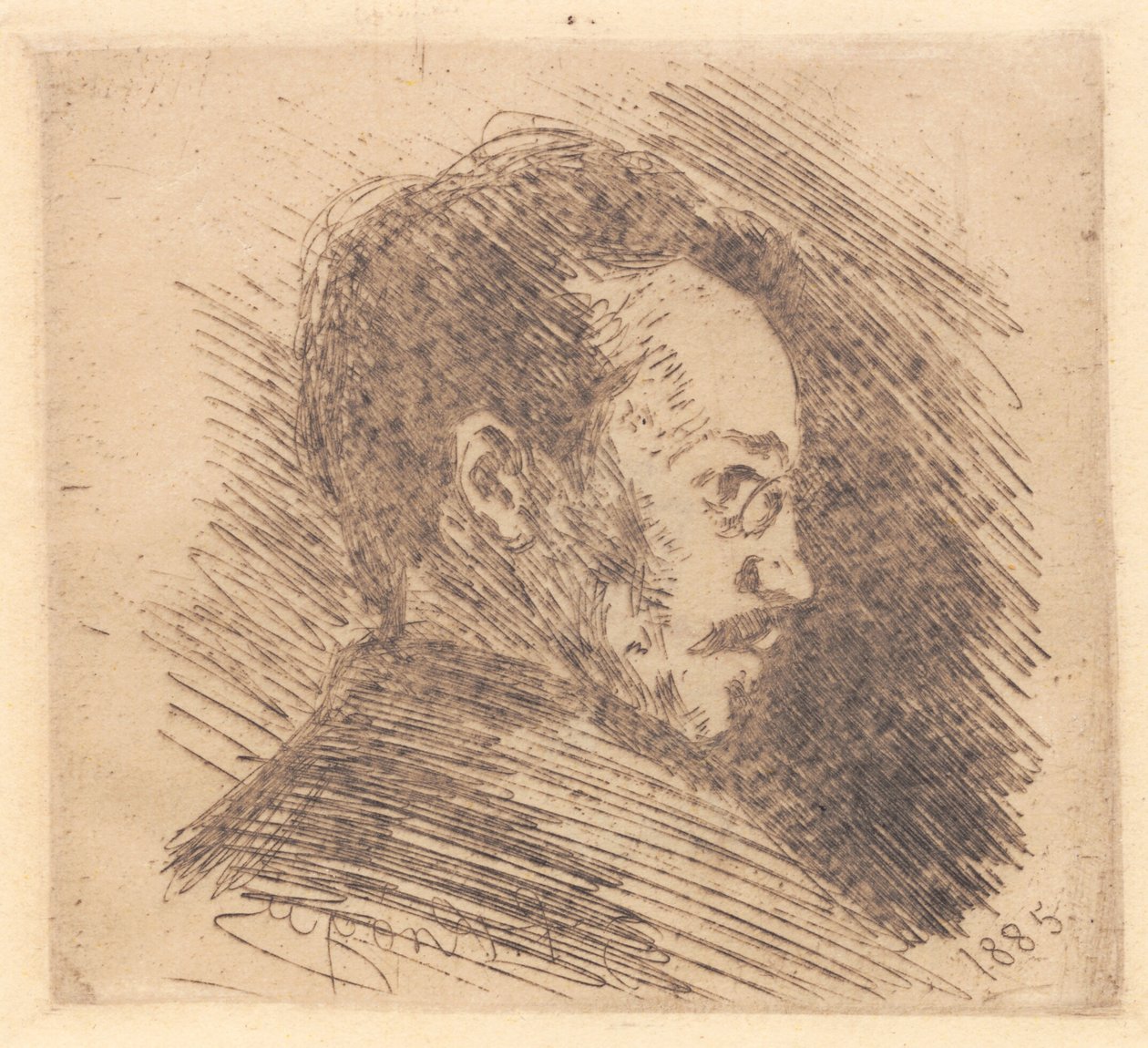 Portret van Julius Paulsen door Peder Severin Krøyer