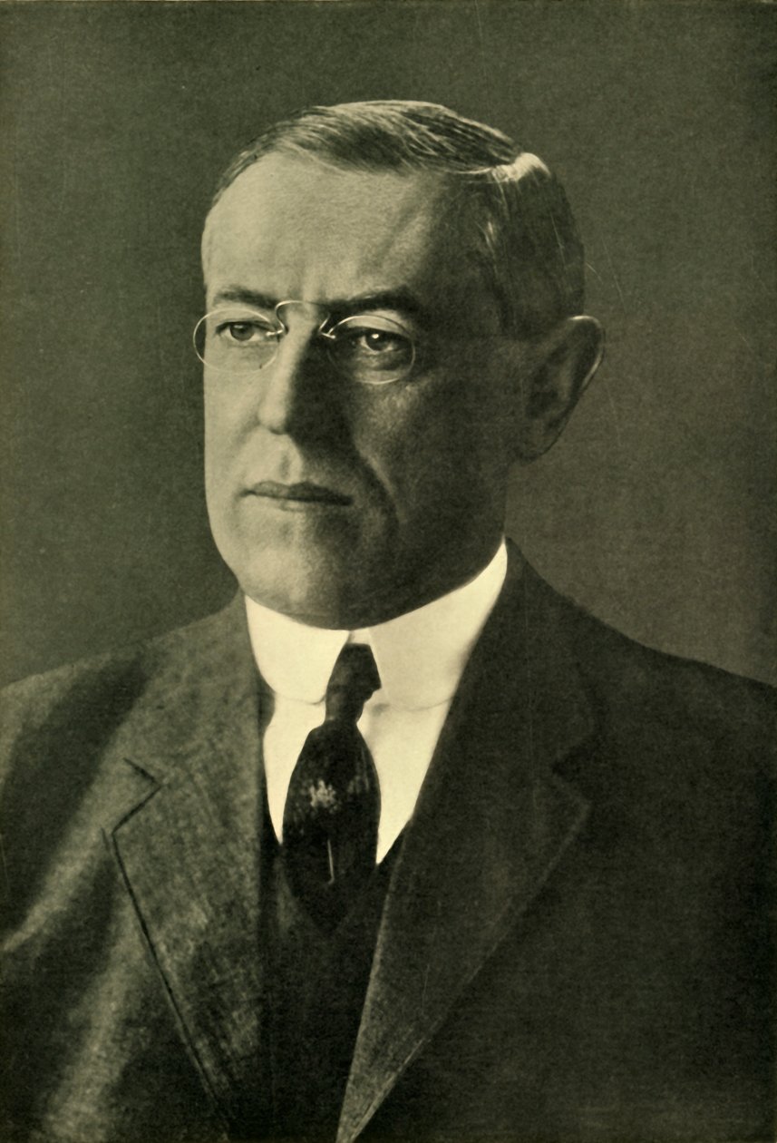Dr. Woodrow Wilson, President van de Verenigde Staten door Pach Bros