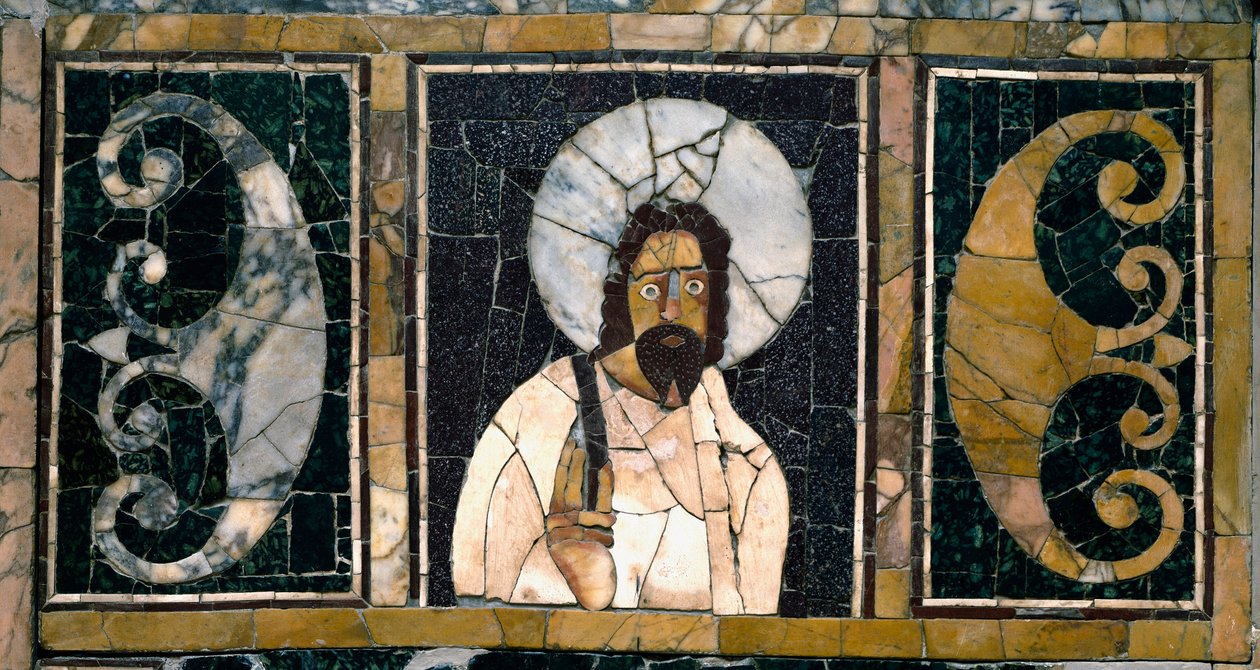 Paleochristelijke kunst: voorstelling van Christus, waarschijnlijk de eerste door Paleo Christian