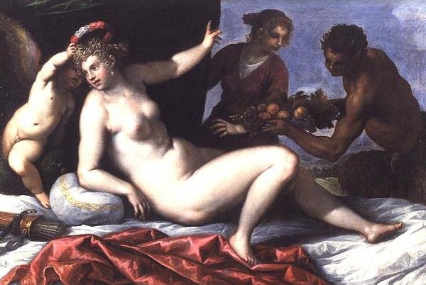 Offergaven aan Venus door Palma Il Giovane