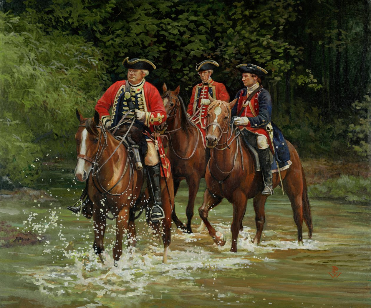 Expeditie van 1755, 2011 (olieverf op doek) door Pamela Patrick White