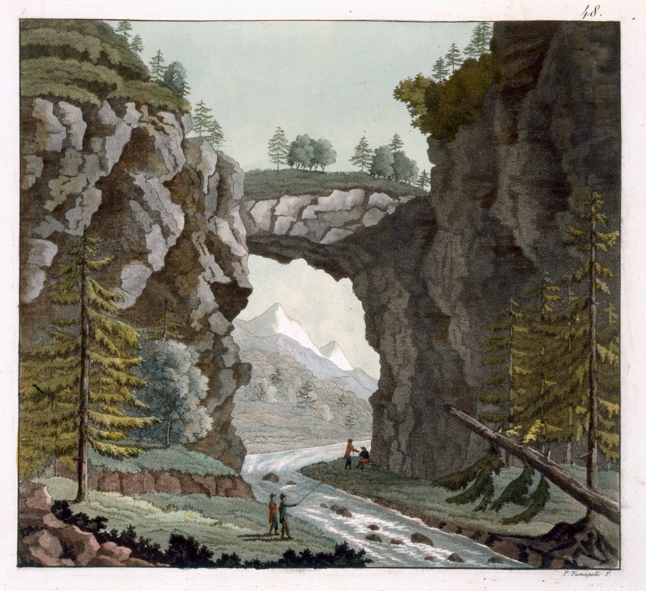 De Rotsbrug, Virginia, uit 