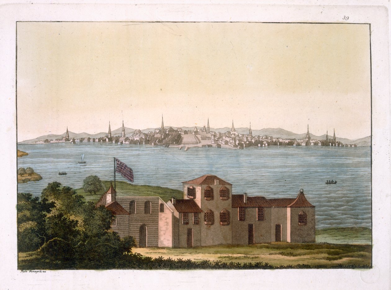 Uitzicht op Boston, uit 