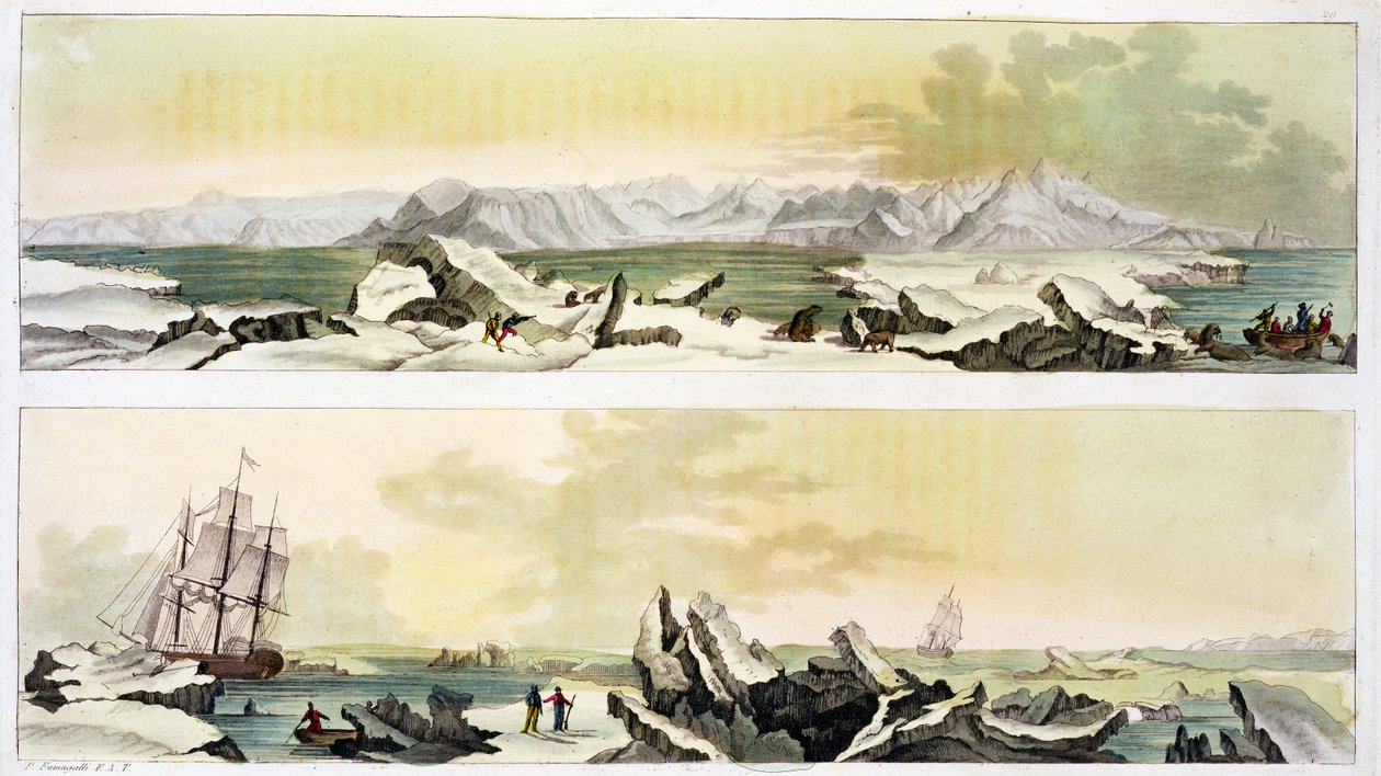 Uitzicht op Spitsbergen met 