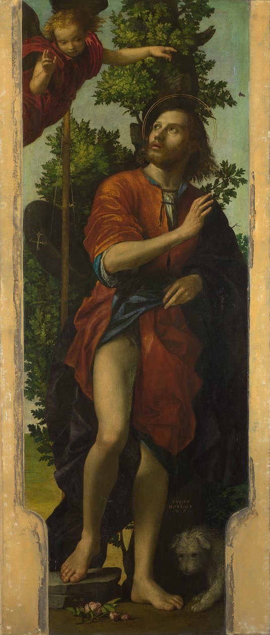 Sint-Rochus door Paolo Morando Cavazzola