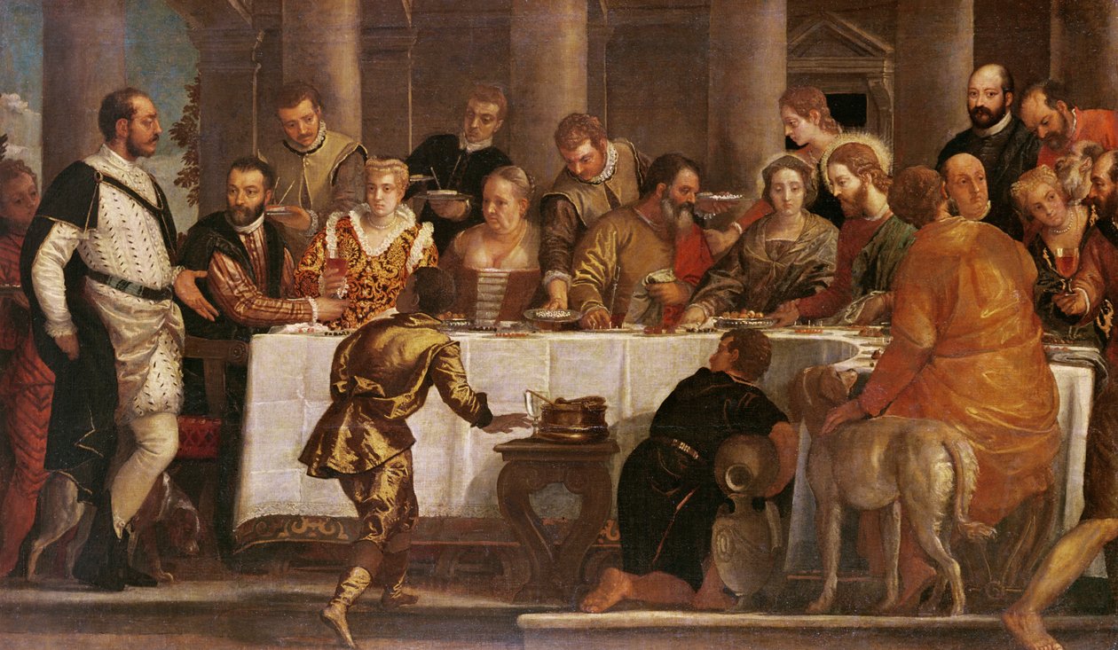 Het Bruiloftsfeest te Kana door Paolo Veronese