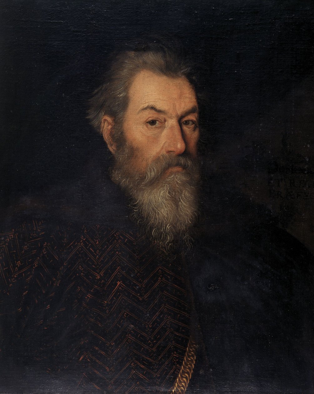 Portret van een man door Paolo Farinati