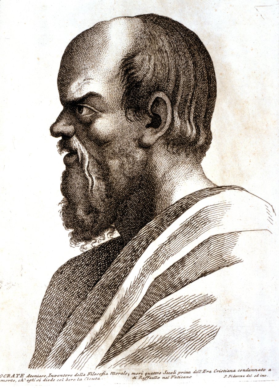 SOCRATES. 1757-1760 (gravure) door Paolo Fidanza