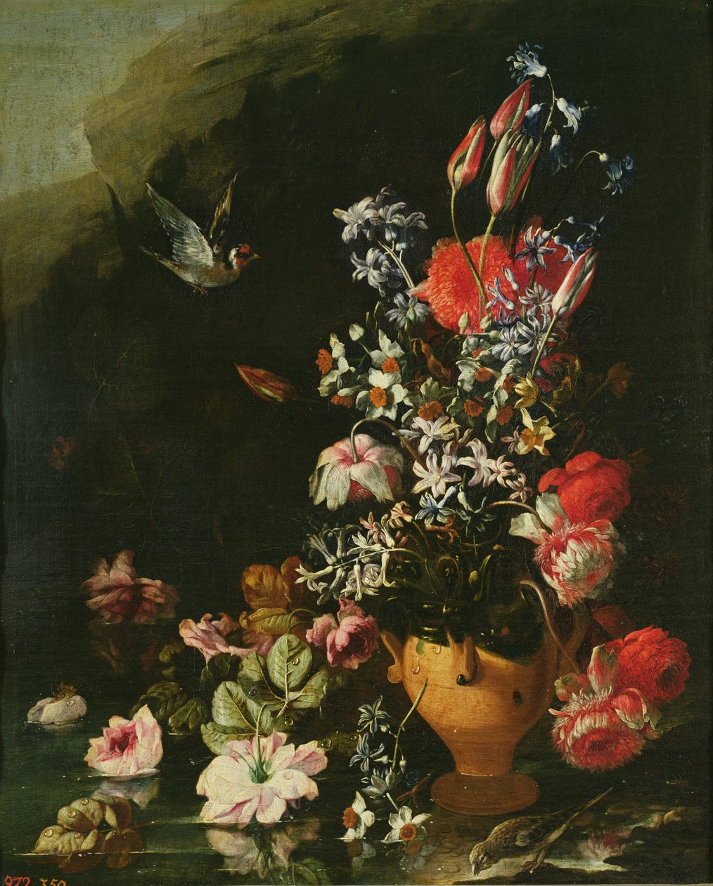 Stilleven van Bloemen door Paolo Porpora
