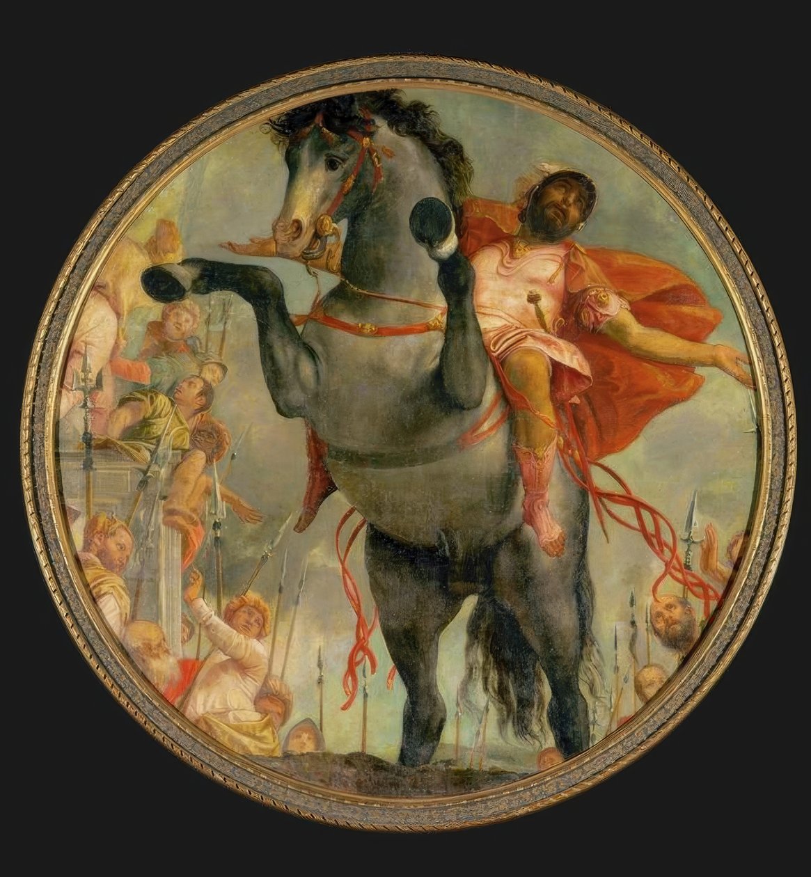 De heldendood van Marcus Curtius door Paolo Veronese