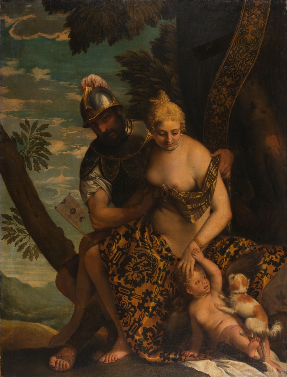 Mars en Venus door Paolo Veronese