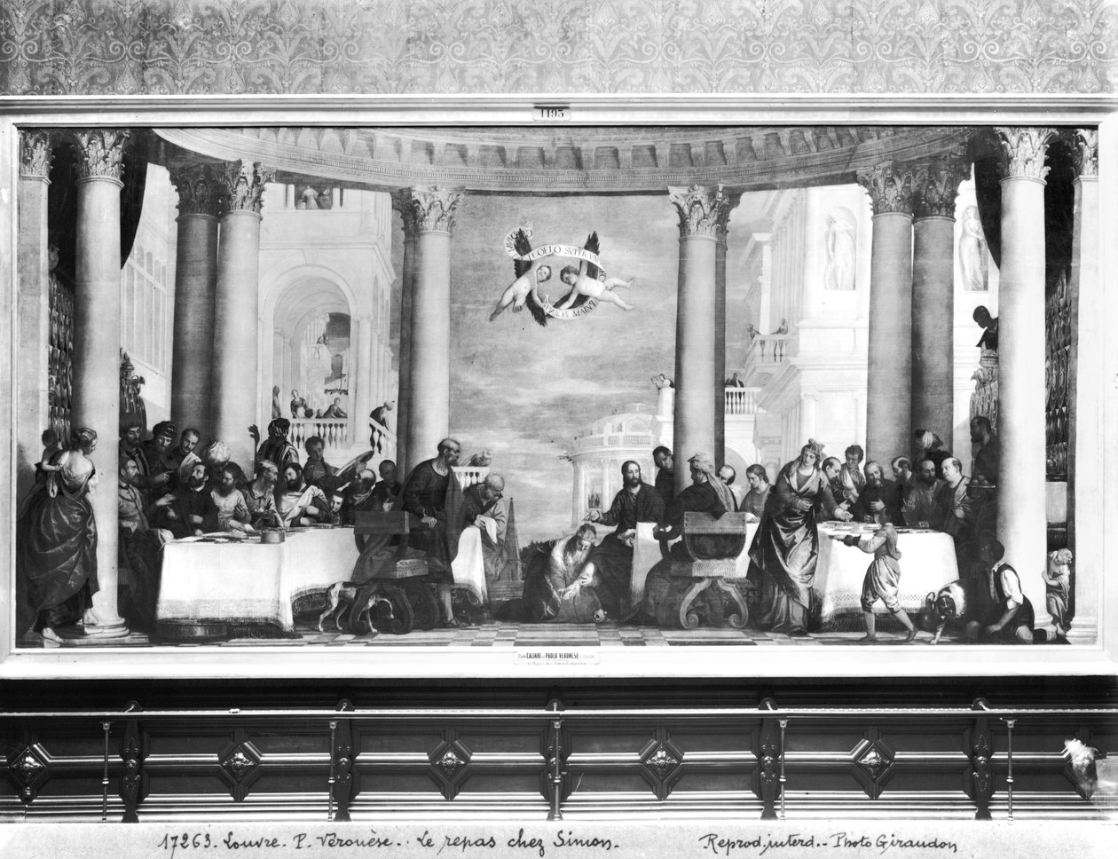 De maaltijd in het huis van Simon de Farizeeër, 1570 door Paolo Veronese