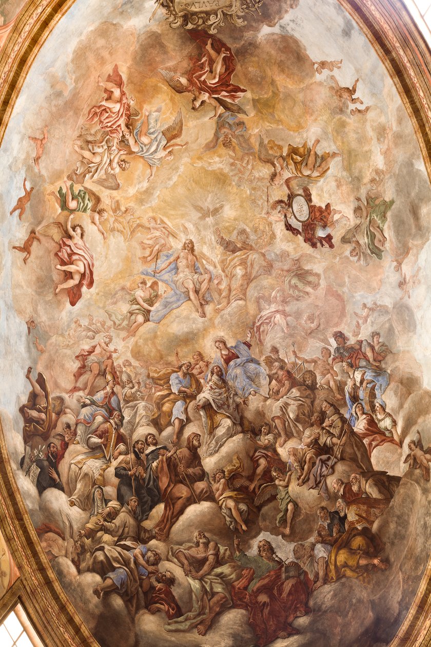 Kathedraal van San Cataldo, Kapel van San Cataldo, gewelf met fresco