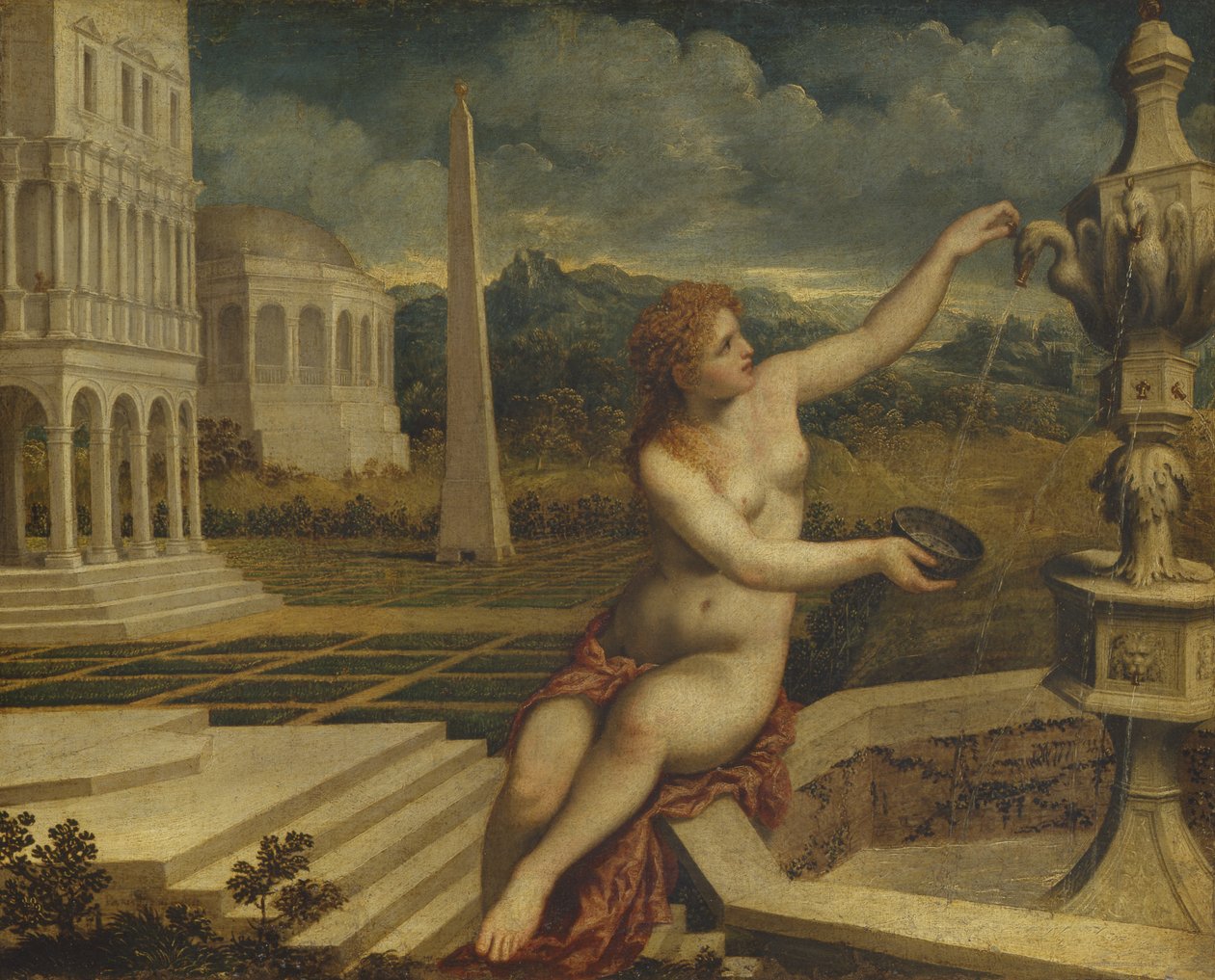Bathsheba, 1552 door Paris Bordone