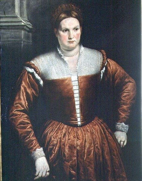 Portret van een dame door Paris Bordone
