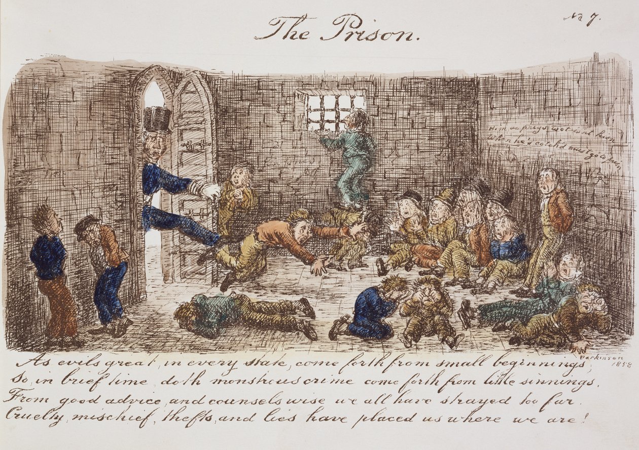 De Gevangenis, 1858 door Parkinson