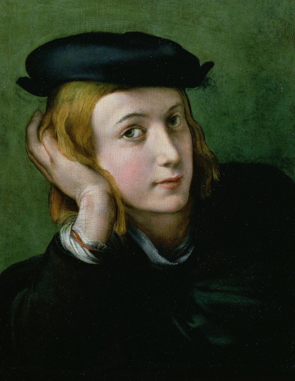 Portret van een Jonge Man door Parmigianino