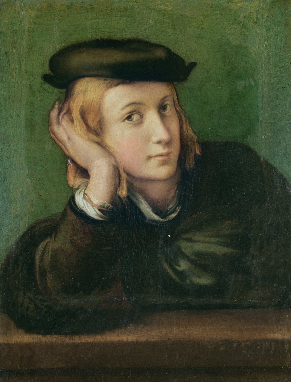 Portret van een jonge man (voorheen gedacht een zelfportret van Raphael te zijn) door Parmigianino