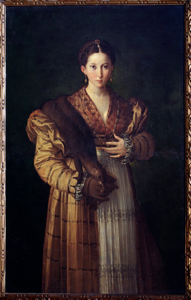 Antea Afbeelding van Sthenebee, vrouw van koning Proetos, ze wordt verliefd op Bellerophon door Parmigianino